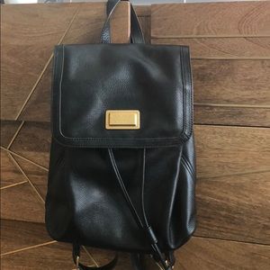 Marc by Marc Jacobs black leather backpack